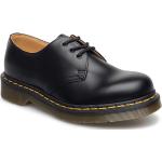 1461 Black Smooth Designers Flats Laced Shoes Black Dr. Martens