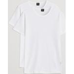 Hvide HUGO BOSS BOSS Black T-shirts med rund hals med rund udskæring Størrelse XL til Herrer 