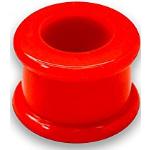 3 26 mm flesh tunnel double flared silicone neon ear silicone tube tunnel, size: 16 mm, Color: red