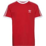 Røde Sporty adidas Originals T-shirts Størrelse XL 