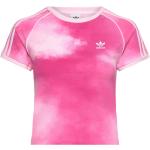 Pinke adidas Originals Kortærmede t-shirts med korte ærmer Størrelse XL 