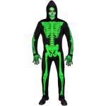 3D Grøn Skelet Kostume