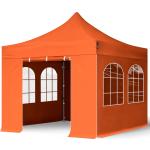 Orange Pavilloner i Stål Sammenklappelig 