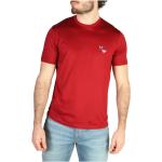 Røde Armani Emporio Armani Sommer T-shirts med rund hals med rund udskæring Størrelse XL til Herrer 
