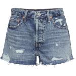 Blå LEVI'S 501 Denim shorts i Denim Størrelse XL til Damer 