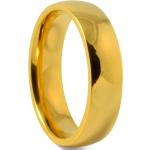 6mm Guldfarvet Titanium Ring