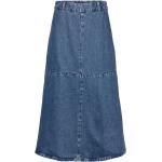 Blå Knælange Mango Denim nederdele i Denim Størrelse XL til Damer 