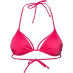 Abuja Triangle Swimwear Bikinis Bikini Tops Triangle Bikinitops Pink Dorina