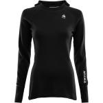 Aclima Dame WarmWool Hood Sweater (BLACK (JET BLACK) Medium (M))