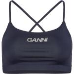 Blå Ganni Sports BH'er i Jersey Størrelse XL til Damer 