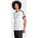 Hvide Sporty adidas Adicolor T-shirts med rund hals i Jersey med rund udskæring Størrelse XL til Herrer 