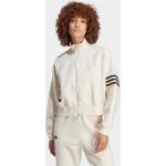Hvide adidas Adicolor Træningsjakker i Bomuld Størrelse XL til Damer 