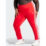 Røde adidas Adicolor Joggingbukser i Bomuld Plus size til Damer 