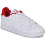 Hvide Sporty adidas Advantage Sneakers Hælhøjde op til 3 cm Størrelse 35.5 til Børn på udsalg 