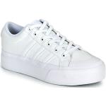 Hvide Sporty adidas Bravada Plateau sneakers Hælhøjde op til 3 cm Størrelse 36 til Damer 
