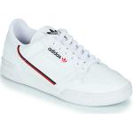 Hvide Sporty adidas Continental 80 Herresneakers Hælhøjde op til 3 cm Størrelse 36.5 på udsalg 