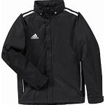 adidas Jungen Bekleidung Teamline Core 11 Rain Jacket Regenjacke, schwarz/weiß, 128