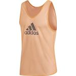 adidas Football Clothing Men's Training Bib 14 Orange Gloora Size:Medium