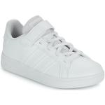 Hvide Sporty adidas Court Sneakers Hælhøjde 3 - 5 cm Størrelse 36 til Børn 