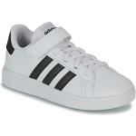 Hvide Sporty adidas Court Sneakers Hælhøjde op til 3 cm Størrelse 28 til Børn på udsalg 