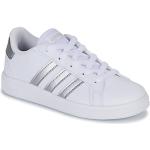 Hvide Sporty adidas Court Sneakers Hælhøjde op til 3 cm Størrelse 29 til Børn 