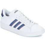 Hvide Sporty adidas Court Herresneakers Hælhøjde op til 3 cm Størrelse 47.5 på udsalg 