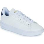 Hvide Sporty adidas Court Herresneakers Hælhøjde op til 3 cm Størrelse 40 på udsalg 