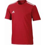 adidas Herren Bekleidung kurzärmliges Core Shirt, University red/White, 5