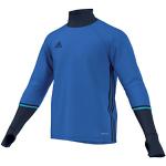 Blå Sporty adidas Condivo Sweatshirts i Mesh Størrelse XL 