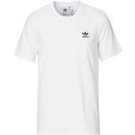 Hvide Sporty adidas Essentials T-shirts med korte ærmer Størrelse XL til Herrer 