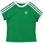 Sporty adidas Originals T-shirts til børn i Bomuld Størrelse 128 med Striber 