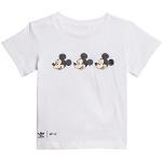 Hvide Sporty Disney adidas Originals T-shirts Størrelse XL til Damer 