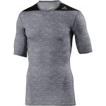 adidas Techfit Base Men's Long-Sleeved Shirt, grey/black