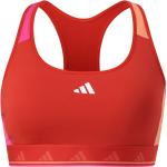 Røde adidas Sport Performance Sports BH'er med brydderryg med medium støtte Størrelse XL med vattering til Damer på udsalg 