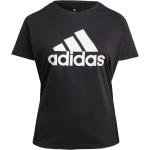 Hvide adidas Sport Performance Kortærmede t-shirts i Bomuld med rund udskæring med korte ærmer Størrelse XL til Damer 