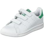 Hvide adidas Stan Smith Sneakers med velcro Med velcro Størrelse 31.5 til Børn på udsalg 