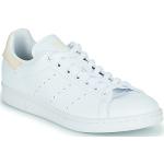 Hvide Sporty adidas Stan Smith Low-top sneakers Hælhøjde op til 3 cm Størrelse 36 til Damer på udsalg 