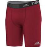 adidas Techfit Base 9 Men's Shorts Red Universal Red Size:XS