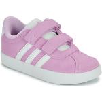 Pinke Sporty adidas Court Sneakers Hælhøjde op til 3 cm Størrelse 19 til Børn 