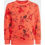 Røde Sporty Disney Mickey Mouse adidas Disney Sweatshirts til børn i Bomuld Størrelse 104 