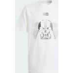 Hvide Sporty Star Wars adidas Star Wars T-shirts med print til børn i Jersey Størrelse 164 