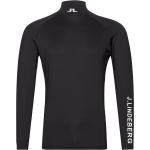 Aello Soft Compression Sport T-Langærmet Skjorte Black J. Lindeberg