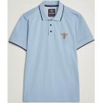Blå AERONAUTICA MILITARE Kortærmede polo shirts i Bomuld med korte ærmer Størrelse XL til Herrer på udsalg 