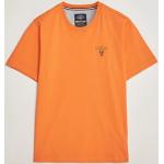 Orange AERONAUTICA MILITARE T-shirts med rund hals i Bomuld med korte ærmer Størrelse XL til Herrer 