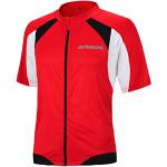 Airtracks Pro-T Short Sleeve Cycling Jersey - Jersey - Zip - Breathable - Quick Drying - Reflectors, red, m