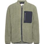 Akbastian Quilt Jacket Tops Sweatshirts & Hoodies Fleeces & Midlayers Khaki Green Anerkjendt