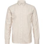 Akkonrad Melange Shirt - Noos Tops Shirts Casual Cream Anerkjendt