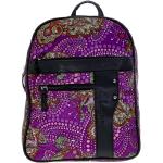 alessandro Fashion Bag Women's Backpack City Backpack Microfibre Selection, Paisley Purple 7