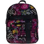 alessandro Fashion Bag Women's Backpack City Backpack Microfibre Selection, Paisley Purple Black 3