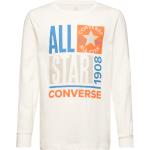 All Star Converse Stackup Tee Sport T-shirts Long-sleeved T-Skjorte Beige Converse